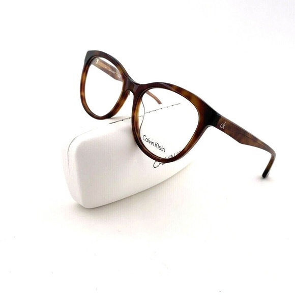 New Calvin Klein Frames Dark Tortoise Women's 54mm